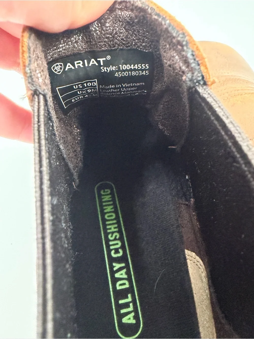 NWT Ariat Hybrid Low Boy Old Earth Leather Boots